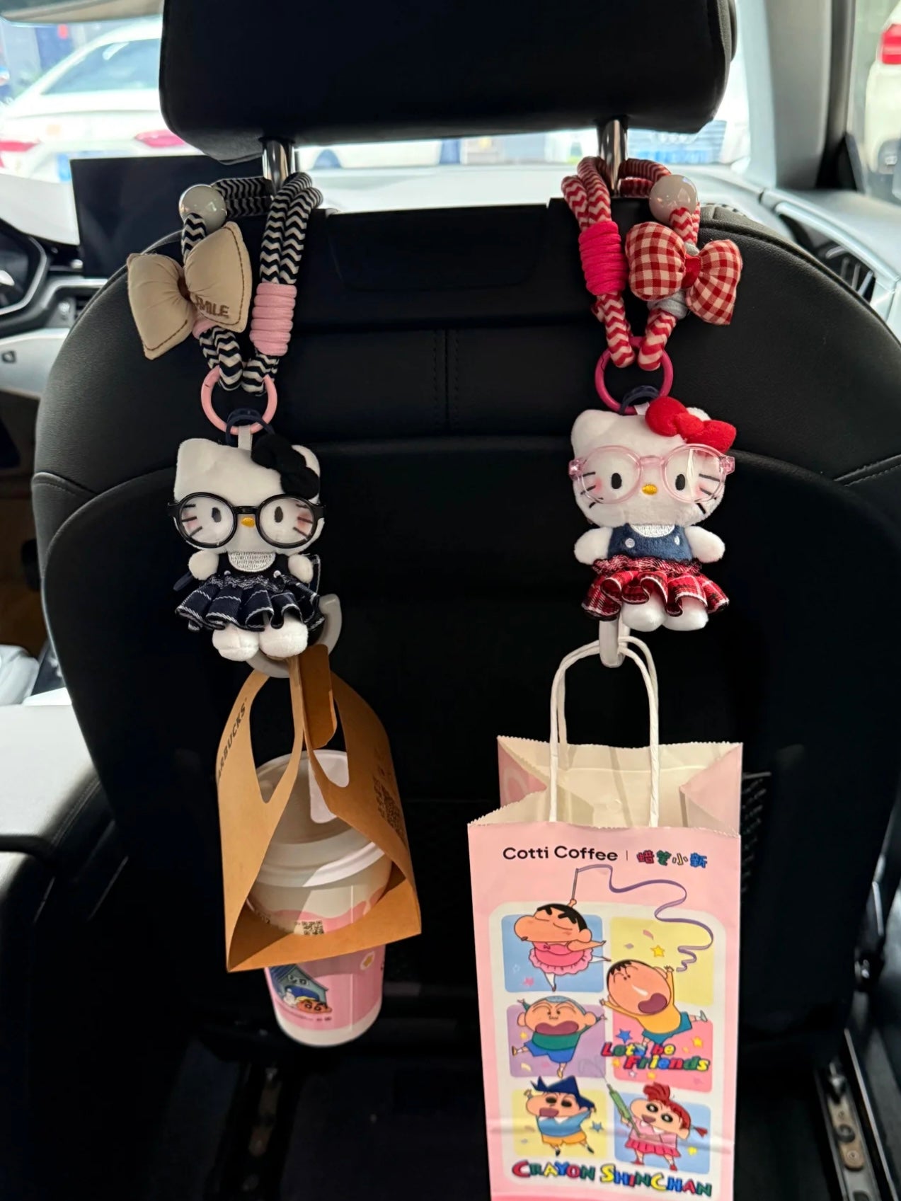 Schoolgirl HelloKitty doll series-Car Hooks - Image 2