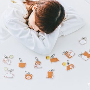 LuLu the Piggy Sheep & Bear - Acrylic Keychain (Random)