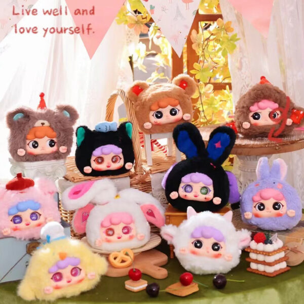 Migo Animal Party Series Zipper Plush Blind Box - Image 2