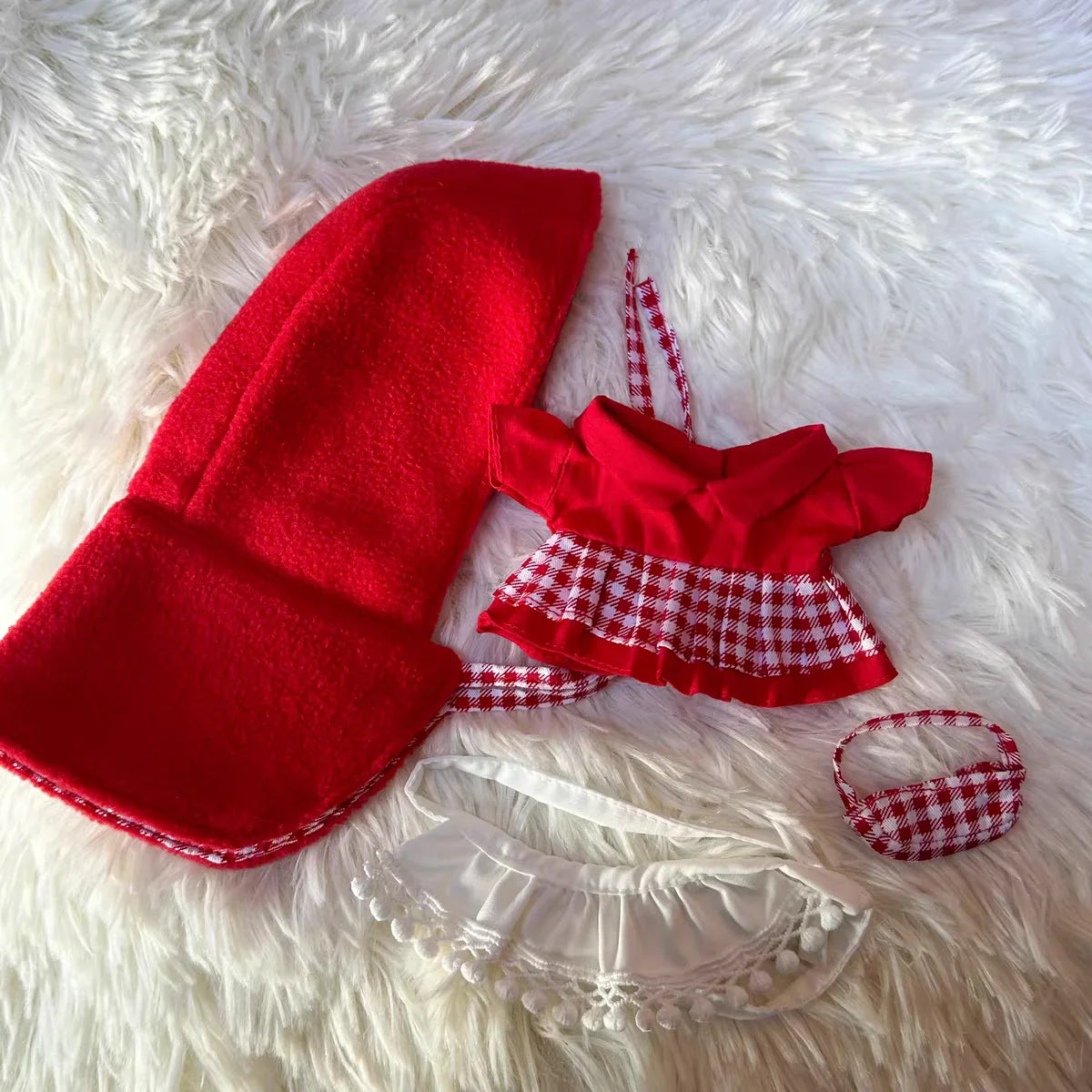 Labubu Little Red Dress Outfit - Image 2