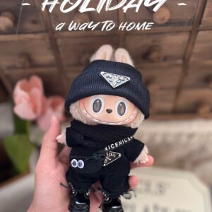 POP MART LABUBU Sitting Party Macaron Vinyl Blind - box Pendant Doll Clothes
