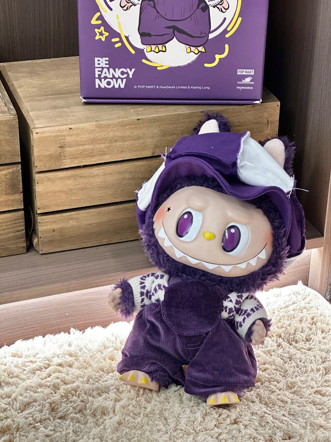 LABUBU big doll Milan Fashion Week bubble enamel plush doll cute small pendant Milan car pendant Large Milan - Image 11
